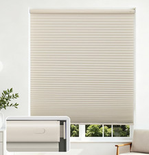 Joydeco No Drill Light Filtering Cellular Shades, 17