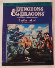 (TSR #9128) Basic D&D Companion Adventure - CM1 Earthshaker (1985)(Excel Cond.) picture