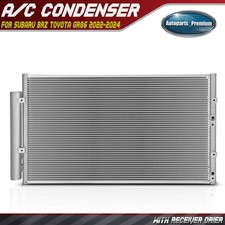 Aluminum A/C Condenser with Receiver Drier for Subaru BRZ Toyota GR86 2022-2024 picture