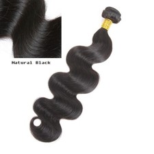 Brazilian & Indian Human Hair Weave Virgin Remy Sew In Body Wave 5 colors picture