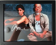 The Karate Kid photo signed autographed by Ralph Maccio & Pat Morita framed 8x10 picture