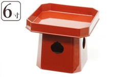 Japanese Shinto Treasures Domestic Red 7.1in picture