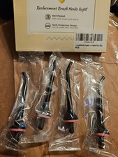 4Pcs Replacement Tips For Aquasonic Aqua Flosser Heads Black picture