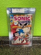 Sonic the Hedgehog #1 PGX 9.2 Archie Comics 1993 Newsstand Edition White Pages picture
