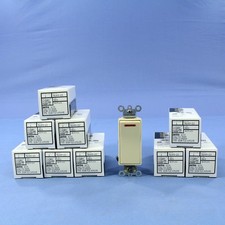 Leviton 5649-2I Ivory Decora Lighted Commercial Rocker Light Switches 277V 10pcs picture