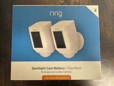 Ring Spotlight Cam Battery - Two Pack - White picture