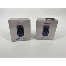 2 Vintage Samsung Convoy SCH-U640 Flip Phone Verizon Gray Rugged V CAST Music picture