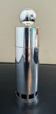 MINT ICONIC ITALIAN SILVERPLATE PEPPERMILL BY RICHARD MEIER FOR SWID POWELL 1985 picture