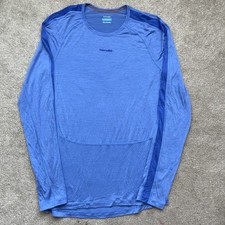 Icebreaker Merino Blend Base Layer Shirt Mens Medium 125 ZoneKnit Thermal Light picture