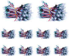Ruirui 500pcs/Set DC12V 12MM WS2811 RGB Pixels Digital Individually Addressable picture