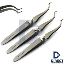 3Pcs Set Dental Orthodontic Brackets Holder Buccal Tube Tweezers Bonding Placer picture