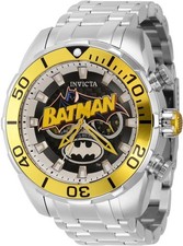 RARE INVICTA DC BATMAN LIMITED EDITION 0075/4000 STAINLESS STEEL Model No. 43565 picture