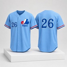 Custom Name - Nationals Montreal Expos Giveaway Baseball Jersey - All Size picture