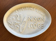 Rare 1960 Nixon Lodge Campaign Dish - Bennington Potters BPDW24 David Gil MCM picture