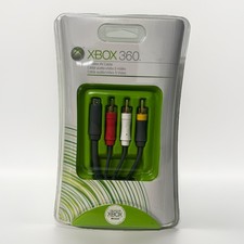 NEW - Official Genuine Microsoft Xbox 360 Authentic S-Video AV Cable - SEALED picture