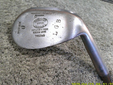 Vintage Tom Stewart Wood Shaft Line Face Niblick Larger Head picture