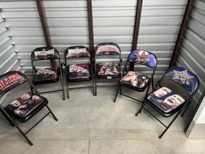Lot of 6 WWE Commemorative Event Chairs WrestleMania SummerSlam Repair picture