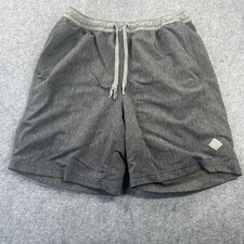 Free Fly Shorts Mens Large Gray Chino 7 Inseam Elastic Waist Quick Dry Stretch picture