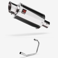 Lextek Stainless Steel YP4 Stubby Exhaust System 200mm for Lexmoto Isca Silencer picture