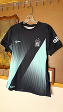Nike Gotham FC Soccer Jersey Top Black/Light Blue Dri-FIT ADV Women’s S picture