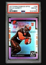 🔥 2017 Donruss Optic Pink Myles Garrett – PSA 10 GEM MINT 🔥 picture