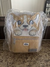Rare, Never Opened, Exclusive Loungefly Yellow Corgi Cosplay Mini Backpack, NWT picture