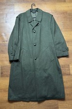 Steinbock Tyrol Original Himalaya Loden Austrian Wool Green Coat Overcoat Sz 44R picture