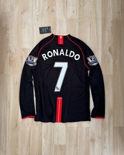 Manchester United 2007/08 Home Black Long Sleeve - Cristiano Ronaldo #7 picture