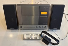 Panasonic SA-EN26 CD/Radio/AUX System w/Remote and Antenna Tested Sounds Great picture