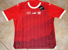 NEW 2023-24 Puma Switzerland Soccer Jersey Mens XL Red 773711 01 Football Swiss picture
