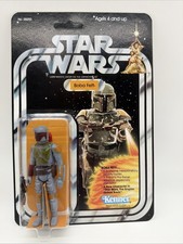 Vintage Star Wars Original Taiwan Boba Fett Action Figure on Custom 21 Back Card picture