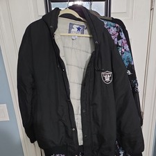 Oakland Raiders Starter Hooded Jacket XL picture