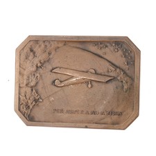 1927 Charles Lindbergh Non-Stop Trans-Atlantic Flight Commemorative Medal picture