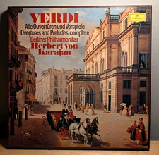 *MINT* Verdi: Overtures, Berlin Philharmonic & Karajan - 2 LP set, 1976 picture