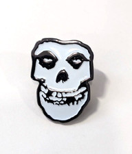 Misfits Fiend White Crimson Ghost Face Heavy Metal Rock Enamel Brooch Lapel Pin picture