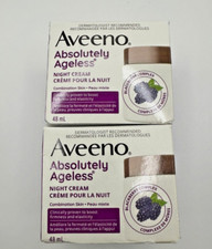 NEW 2X Aveeno Absolutely Ageless Restorative Facial Night Cream 1.7 Oz picture