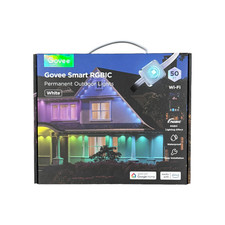 Govee Smart RGBIC Permanent Outdoor Lights 50FT White Wi-Fi Waterproof picture