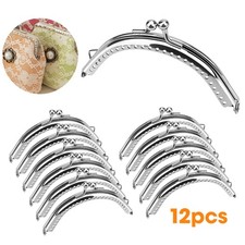 12PCS Vintage Metal Purse Frame 3.4