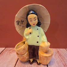 Vintage Mid-Century Asian Figurine Planter  picture