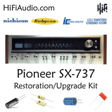 Pioneer SX-737 SX-7730 rebuild restoration recap upgrade kit repair capacitor picture