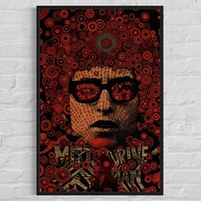 BOB DYLAN 'Blowin' in the Mind' 1967 Martin Sharp Vintage Reprint Poster picture