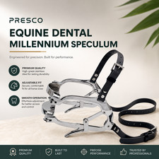 Adjustable Millennium Speculum Equine Dental Mouth Gag Waterproof BioThane Strap picture