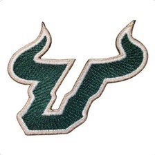 USF South Florida Bulls Vintage Style Patch. Embroidered. Iron On. 3