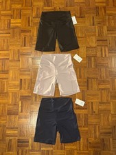 3 PAIR LULULEMON SHORTS WITH SIDE POCKETS ORIGINAL DESIGN WOMENS SIZE XL picture
