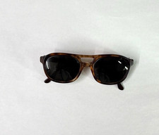 Vintage American Optical AO 287 Tortoise Aviator Safety Glasses Frame 145mm USA picture