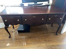 Very Nice LINK-TAYLOR Heirloom Solid Mahogany Queen Anne Buffet picture