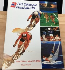  Twin Cities July 6-15 1990 U.S. Olympic Festival -90 Official Program picture