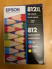 Epson T812XL-BCS Black & Color Ink Cartridges 4-Pack picture