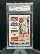 2025 Panini Contenders Arch Manning College Ticket Prospect ~GEM MINT PTA 10🔥 picture