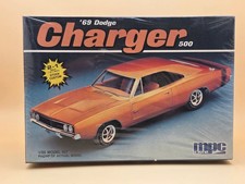 Vintage 1987 MPC Ertl 69 Dodge Charger 500 1/25 Model Kit 6284  Factory Sealed. picture